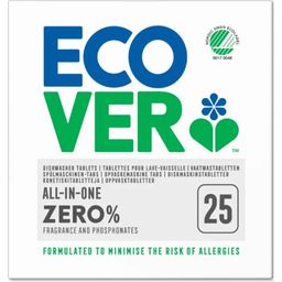 Ecover ZERO All-in-One Vaatwastabletten - 25 Stuks