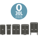 PerfectFit Müllbeutel für Bo Touch Bin - Spenderverpackung - 30L (O) - 40 Stück