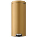 Pattumiera a Pedale - Newicon, 30 L con Inserto in Plastica - Warm Gold