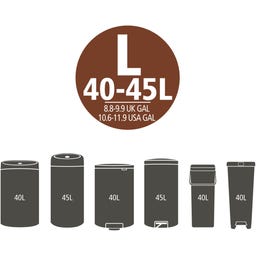 PerfectFit vreća za smeće – pakiranje u roli - 45 litara (L) - 10 komada