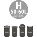 brabantia PerfectFit Garbage Bags - In A Roll - 50-60L (H) - 10 Pieces