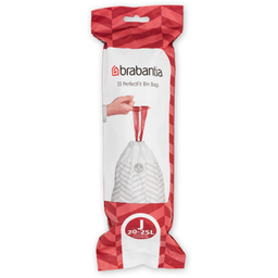 PerfectFit Bin Liners for the Bo Touch Bin - Roll Pack - 20-25L (J) - 20 Pieces