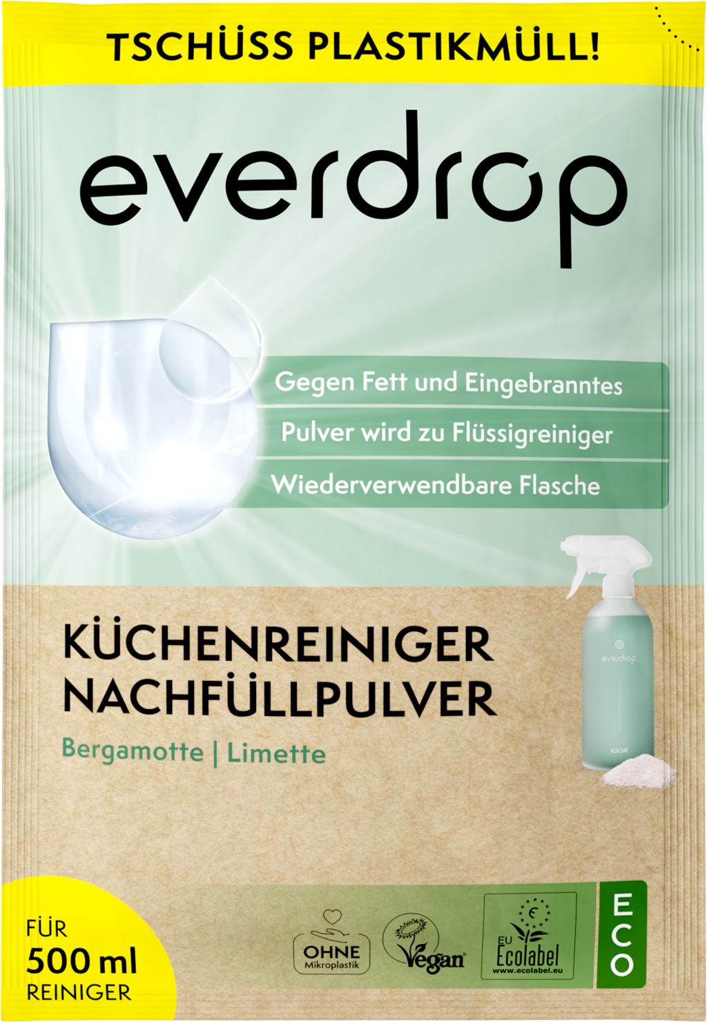everdrop Küchenreiniger Power-Pulver Sachet