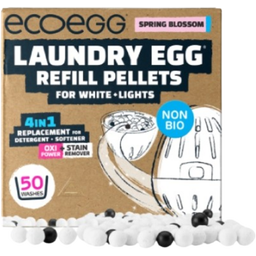 Ricarica per Laundry Egg 4 in 1 Capi Bianchi e Chiari - 50 Lavaggi - Spring Blossom