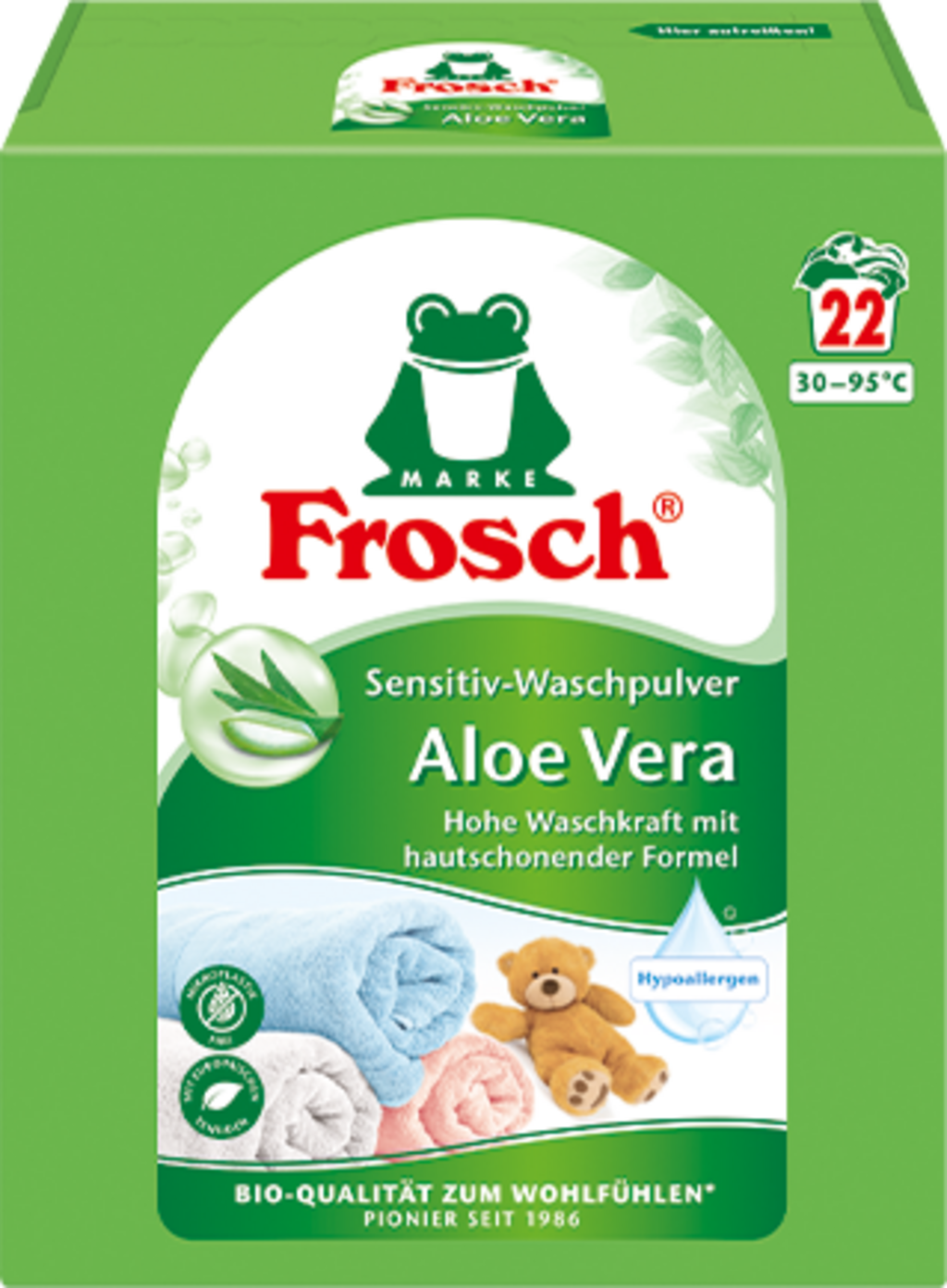 Frosch Lessive en Poudre Sensitive - Aloe Vera