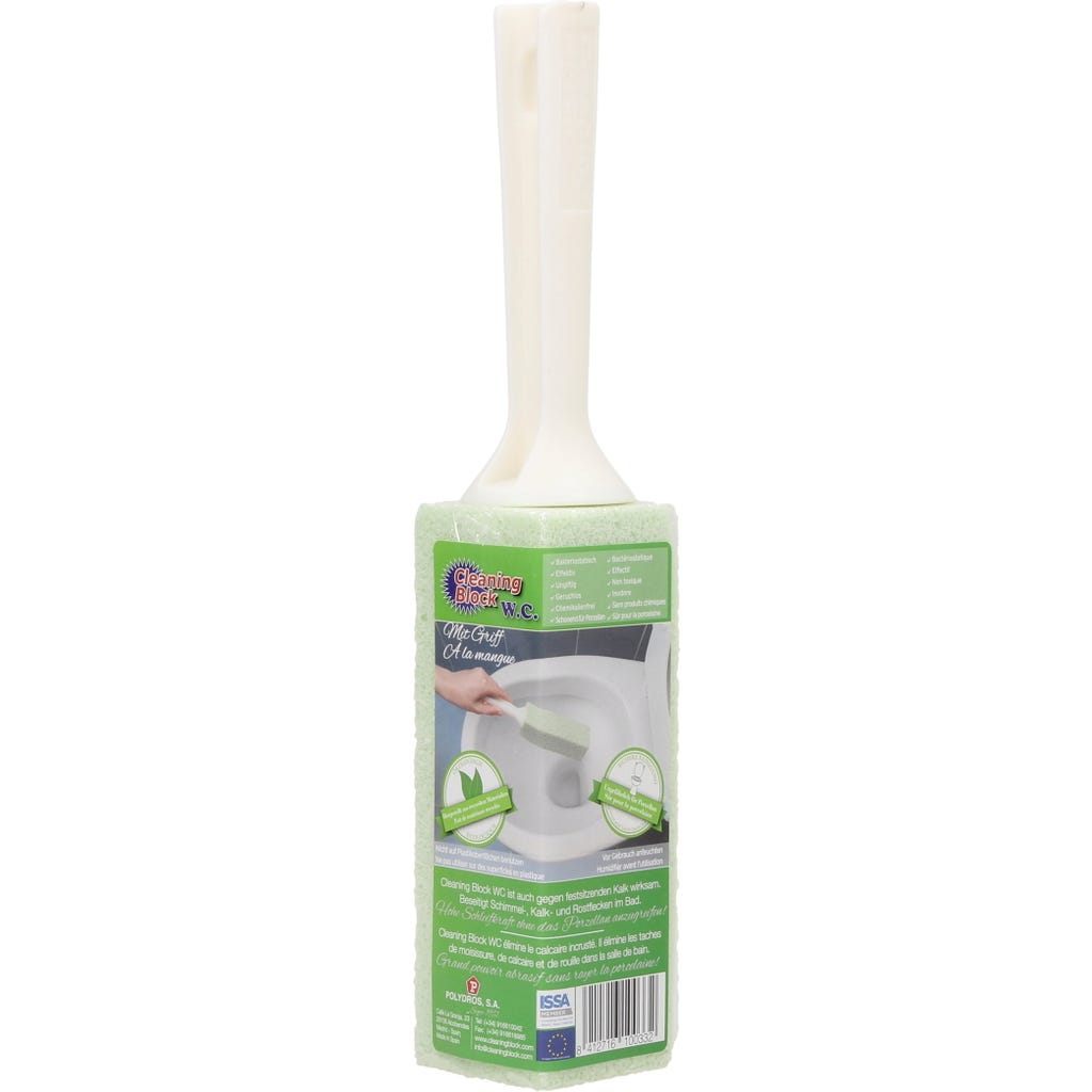 Cleaning Block 10 Pastiglie Effervescenti Per WC - Anticalcare E Detersivo Per Cassetta, Rimuove Odori E Calcare