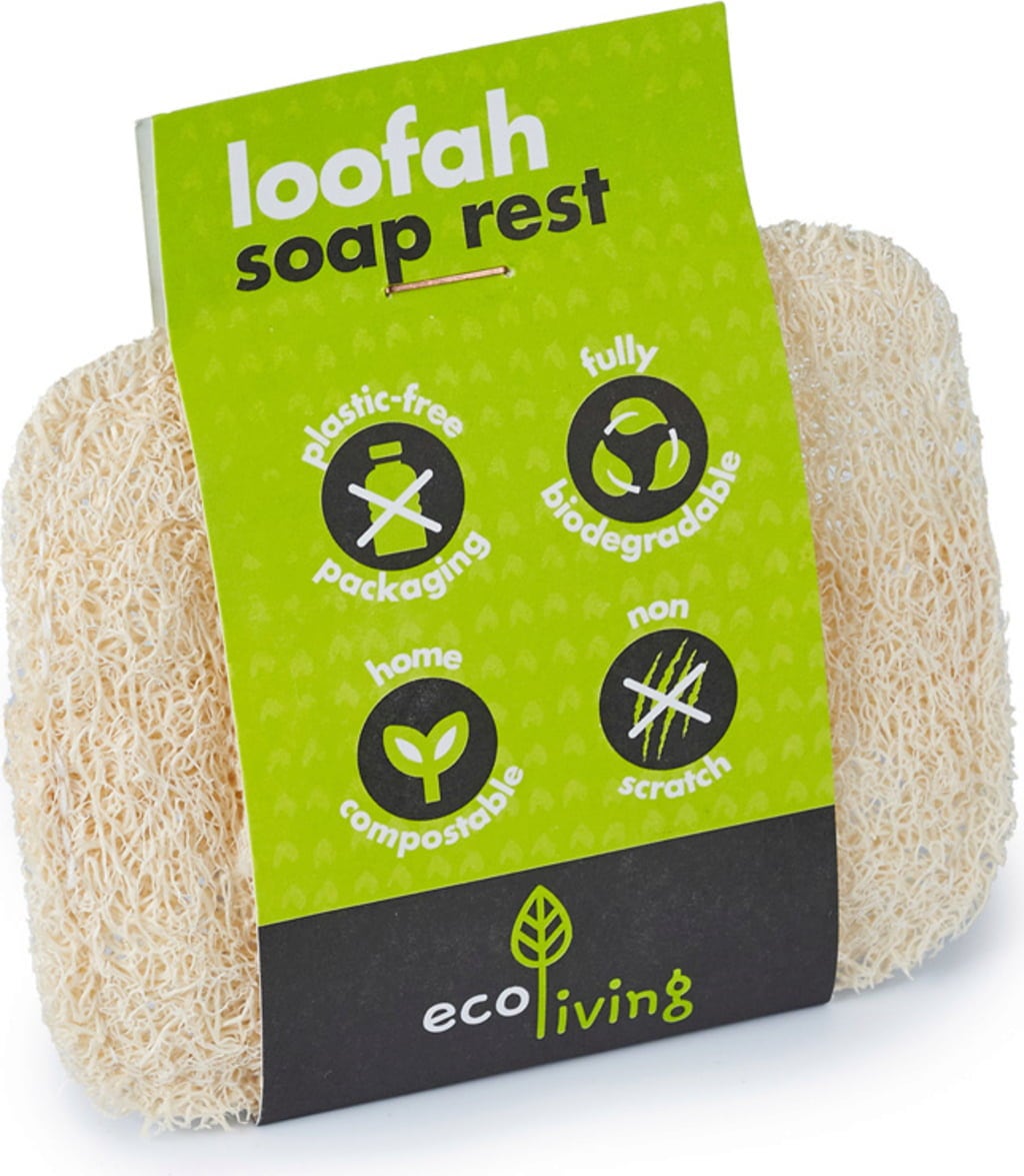 ecoLiving Porte-Savon en Luffa - 1 pièce