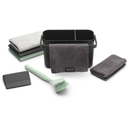 SinkSide Reinigungsset – Caddy plus 2 Sprühflaschen und 3 Mikrofaser-Reinigungstücher