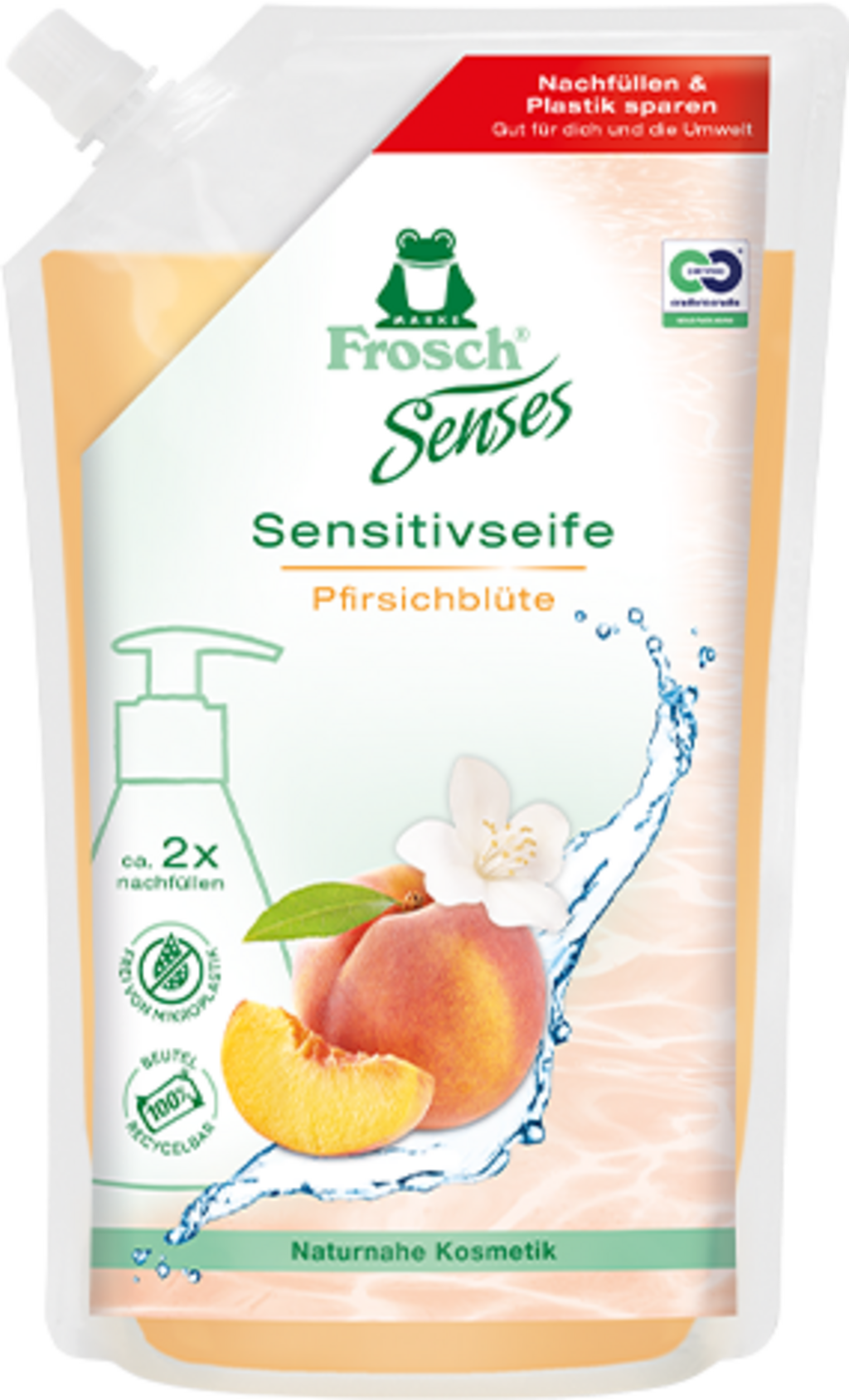Liquid Hand Soap Refill Bag  - Peach blossom