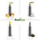 Bambaw Bouteille Isotherme en Inox 1000 ml - Natural Steel