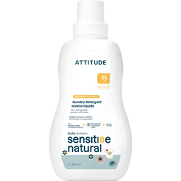 ATTITUDE Lessive Liquide Bébé pour Peau Sensible - 1 L