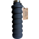 pandoo Botella de Agua Plegable - antracita