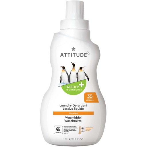 ATTITUDE Tekoči detergent z limonino lupino - 1,05 l