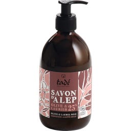 Sapone di Aleppo Liquido con il 25% di Olio di Alloro - 500 ml
