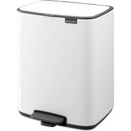 brabantia Bo - Pattumiera a Pedale, 12 L - White