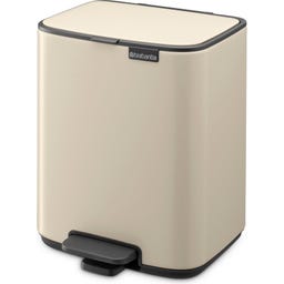 brabantia Bo Pedal Bin, 7L - Soft Beige