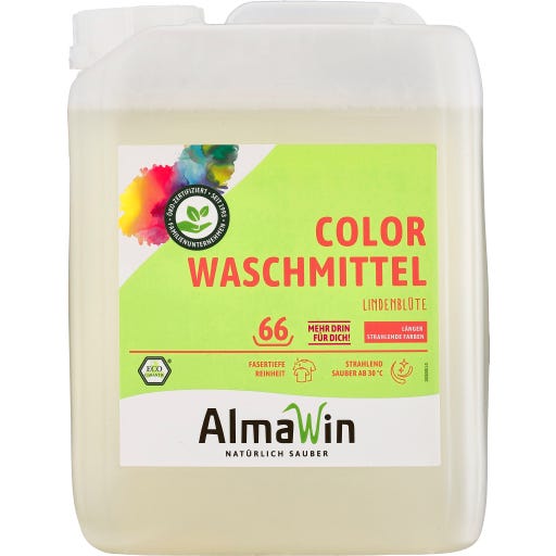 AlmaWin Flüssigwaschmittel Color Lindenblüte - 5 l