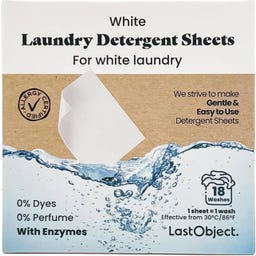 LastObject Laundry Detergent Sheet White - 18 Stk