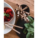 pandoo Strohhalme Bambus Einweg - 200 Stk