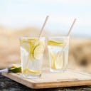 pandoo Strohhalme Bambus Einweg - 200 Stk