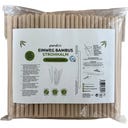 pandoo Strohhalme Bambus Einweg - 200 Stk