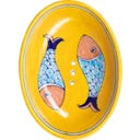 Tranquillo Portasapone Fish Blue Pottery