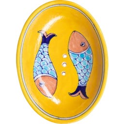 Tranquillo Portasapone Fish Blue Pottery - 1 pz.