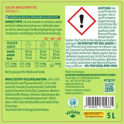 AlmaWin Flüssigwaschmittel Color Lindenblüte - 5 l
