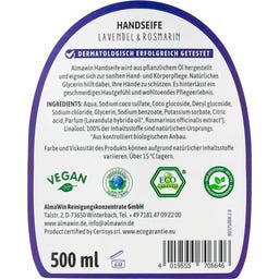 AlmaWin Handseife Lavendel & Rosmarin - 500 ml