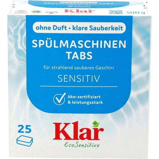 Klar Spülmaschinen-Tabs - 25 Stück