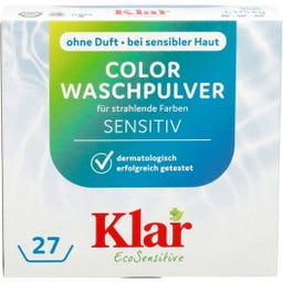 Klar Waschpulver Color ohne Duft - 1,37 kg