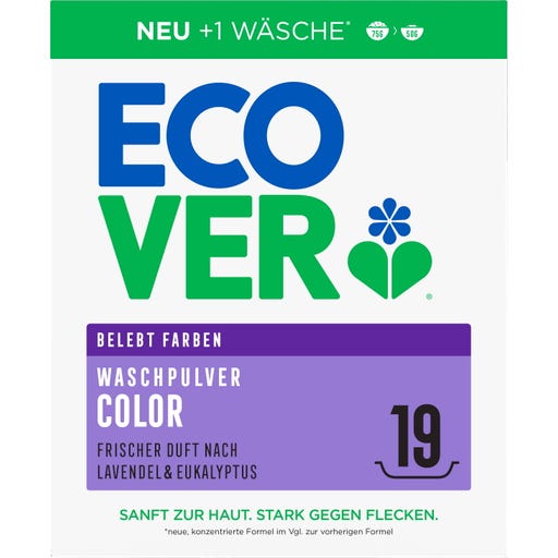 Ecover Waschpulver Konzentrat Color - 19 WL