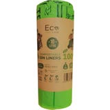 Eco Green Living Kompostierbare Abfallbeutel 10 Liter