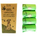 Eco Green Living Kompostierbare Hundekotbeutel - 60 Stk