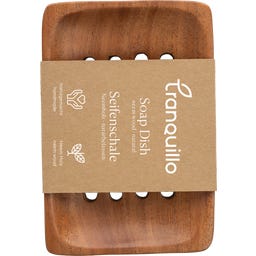 Tranquillo Seifenschale Natural Neem - eckig/geschlitzt