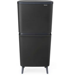 Poubelle de Recyclage SortUp Hi, 20 + 25 L - Dark Grey