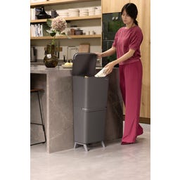 Poubelle de Recyclage SortUp Hi, 20 + 25 L - Dark Grey