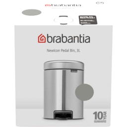 brabantia Pedalhink Newicon 3 Liter - Soft Grey