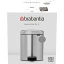 Kanta za smeće s pedalom Newicon 5 L s plastičnim unutarnjim dijelom - Soft Grey