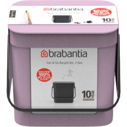 Brabantia Sort & Go kanta za smeće, 3 litre - Lilac Pink