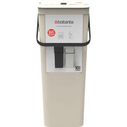brabantia Sort & Go Recycling-Behälter 40 L - Soft Beige