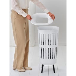Collect-It Hi - Cesto Portabiancheria - 55 L - White
