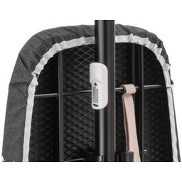 Asse da Stiro e Vaporizzazione D - 135 x 45 cm - Denim Black