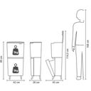 Brabantia SortUp kanta za otpad Hi, 10 + 10 + 25 L