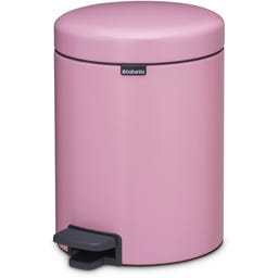 Koš za odpadke s pedalom 5L s plastičnim vložkom - Lilac Pink