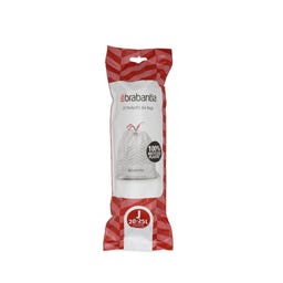 Sacs Poubelle PerfectFit pour Bo Touch Bin - Rouleau - 20-25L (J) - 20 sacs