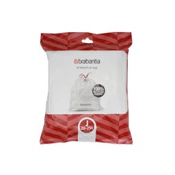 Bolsas de Basura para PerfectFit Bo Touch Bin - Paquete Expendedor - 20-25L (J) - 40 Unidades