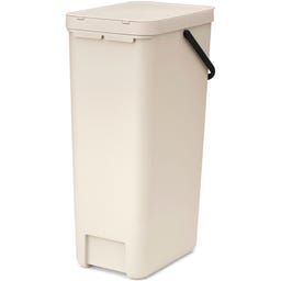 brabantia Sort & Go Recycling-Behälter 40 L - Soft Beige