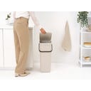 brabantia Sort & Go Recycling-Behälter 40 L - Soft Beige