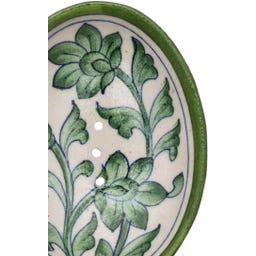Tranquillo Blue Pottery Soap Dish - 1 Pc